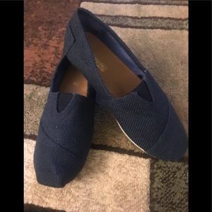 SOS shoes of soul Navy Blue Slip on